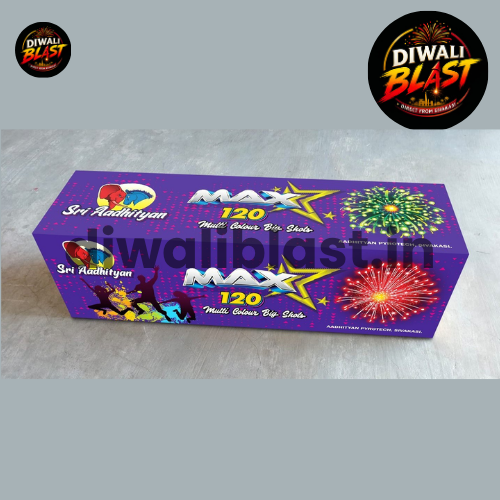 120 Shots Blue Fly Multicolour
